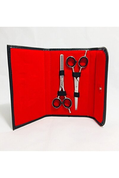 Genel Markalar Çift Efile Ve 5,5 Inç Ikili Kuaför Saç Kesim Makas Seti Profes...