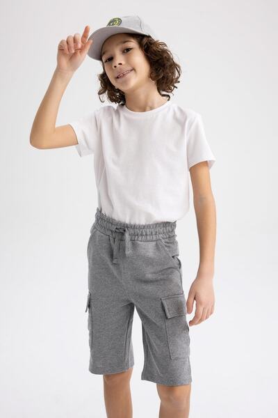 DeFacto Boys' Cargo Pocket Shorts Z5539a623sm