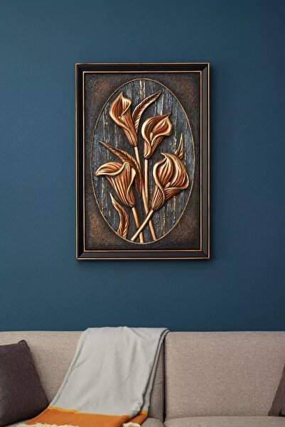 Kentin Aynası Wake Lale Temalı 3 Boyutlu Özel Tasarım Tablo 68x98cm