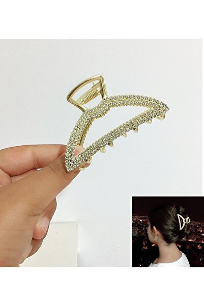 NEW HİLL Кам'яний D-подібний металевий елегантний затискач