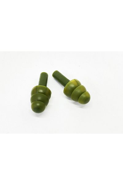 Armel Plastik ve Matbu Baskı Green Ear Stopper Sound Noise Swimming Sleeping Stopper Waterproof Spigot 10 PCS