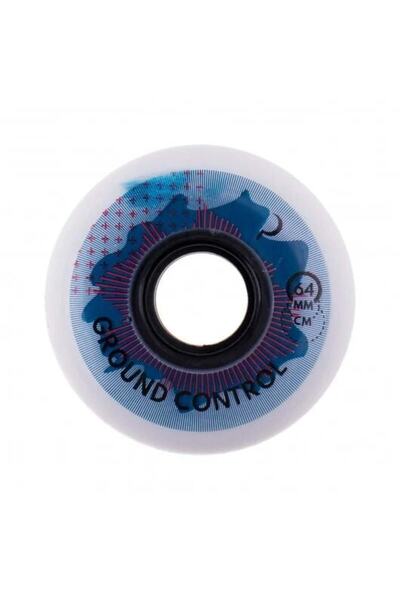Ground Control CM Turbulence White 64mm/90A 4 عجلات تزلج عدوانية