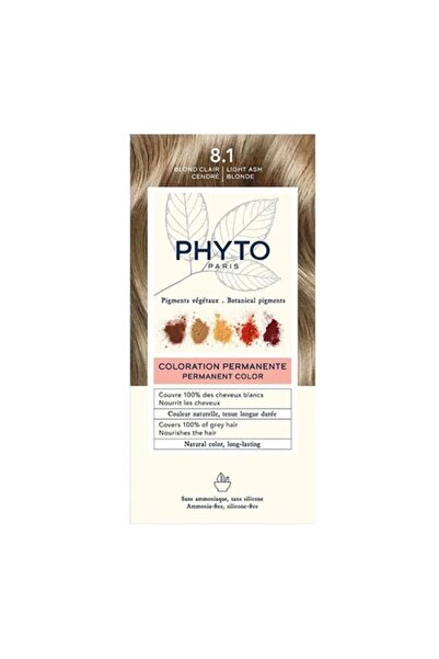 Phyto Phytocolor Bitkisel Saç Boyası - 8.1 Küllü Sarı