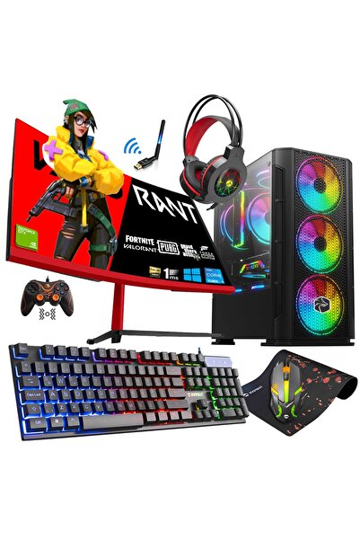 Zeiron Nfx50 Eko İ5-10400F 32GB 256GB M.2 SSD+1TB GTX1650 24" Oyuncu Masaüstü...