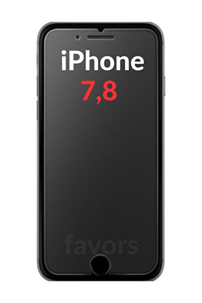 Favors Apple iPhone 7, 8 Tam Kaplayan Nano Teknoloji Mat Seramik Kırılmaz Nan...