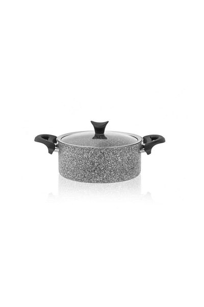 Taç Ultra Granite 20 Cm Deep Granite Pot Gray -3460 Fma07957