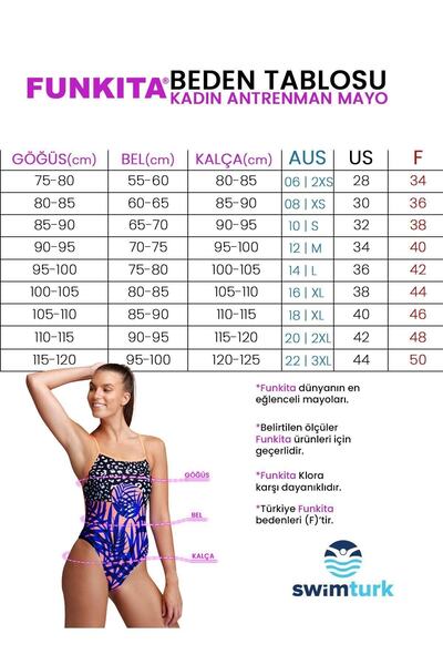 FUNKİTA Funkita SST Strip Straps Kadın Antrenman Mayo, Geniş Sırt İnce Askılı