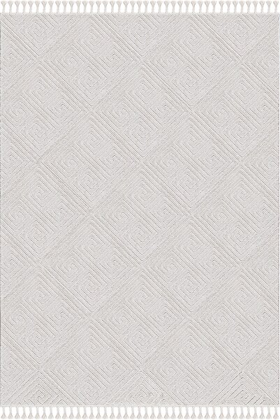 Almoss EYLÜL B676D CREAM-CREAM DEKORATİF MAKİNE HALISI