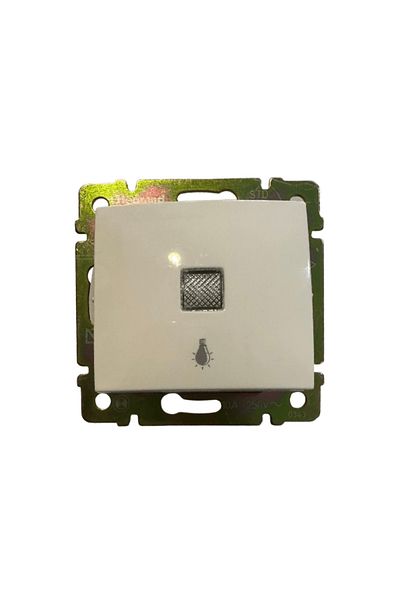 Legrand فالينا774413 زر لايت مضيء (رمز المصباح) أبيض (الإطار متضمن)