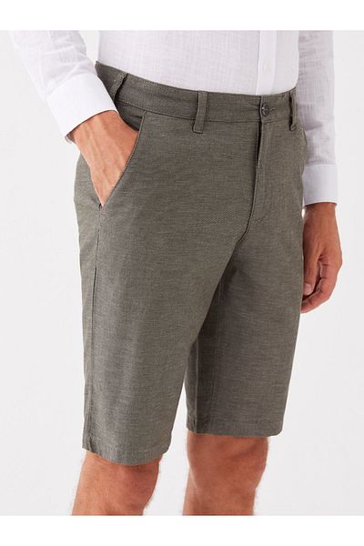 LC Waikiki Ανδρικά σορτς βερμούδας Standard Fit Line Blended