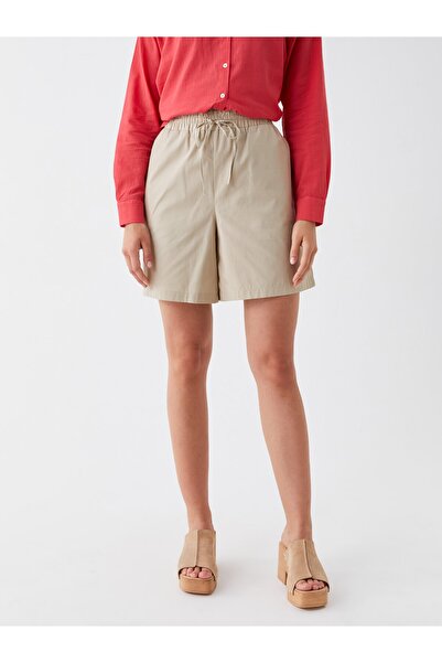 LC Waikiki Pohodlné tvarované dámské šortky s elastickým pasem