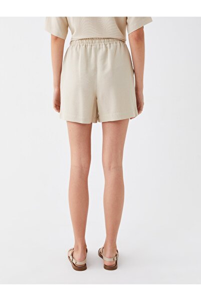 LC Waikiki Dámské šortky - standardní střih, směs hladkého prádla