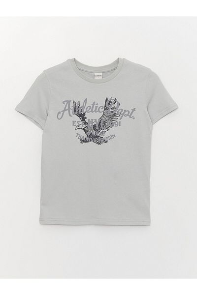 LC Waikiki Crew Neck Printed Short Sleeve Boys' T-Shirt