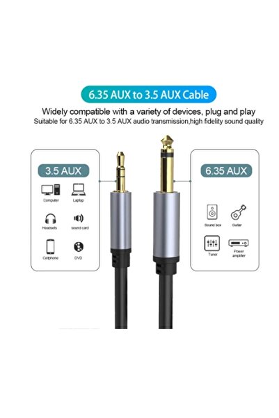 chester 3,5 Mm To 6,5 Mm Sterio Jak A Kalite Avrupai Ürün