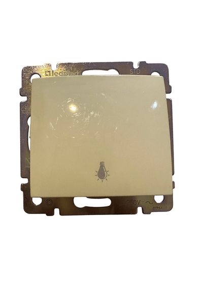 Legrand فالينا774312 رنين (رمز الجرس) كريمي (بيج) (الإطار متضمن) (3 قطع)