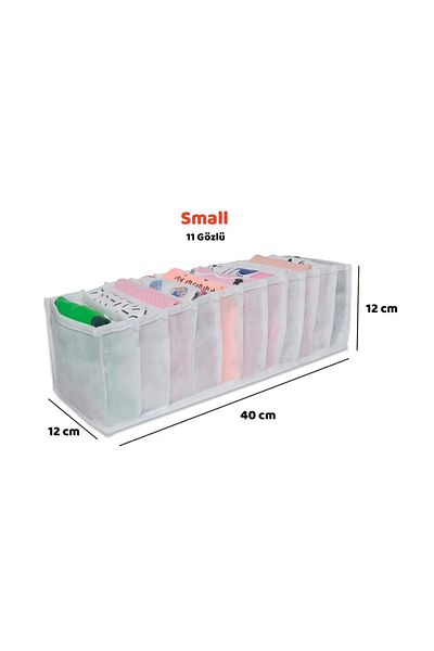 Yeşil Home Accordion Drawer Organizer with Compartments Organizer Mini