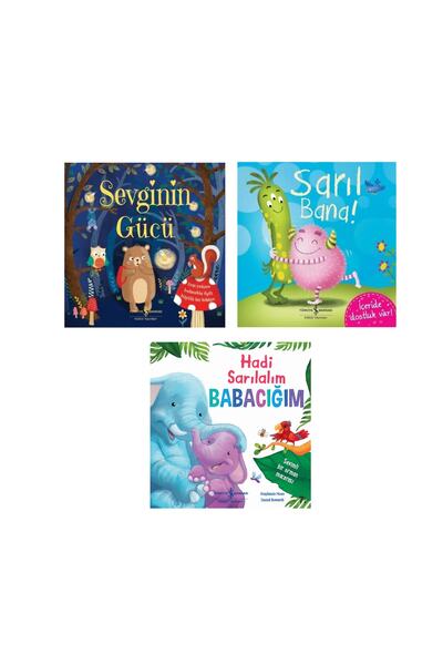 İş Bankası Yayınları Sevginin Gücü & Sarıl Bana & Hadi Sarılalım Babacığım