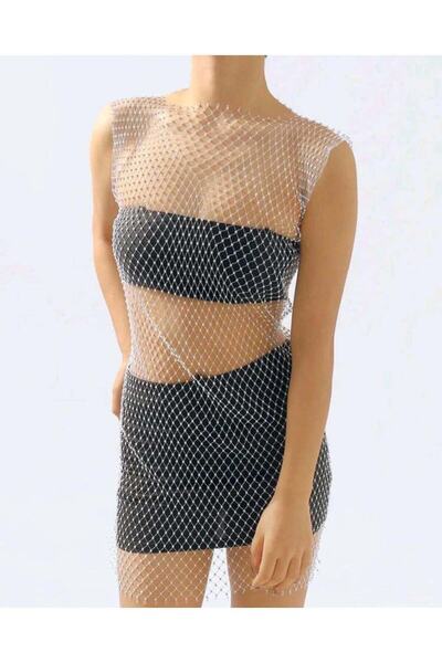 ARHEZ TEKSTİL Парео з кришталевими каменями в наявності