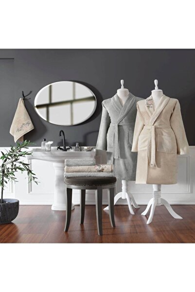 Taç Heaven Bambu Aile Seti Bej Vizon