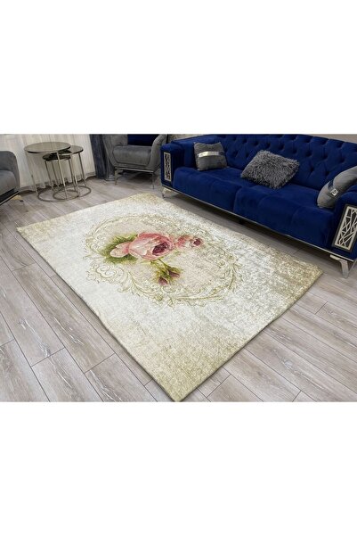 Miray Tekstil غطاء سجادة مزخرف مرن