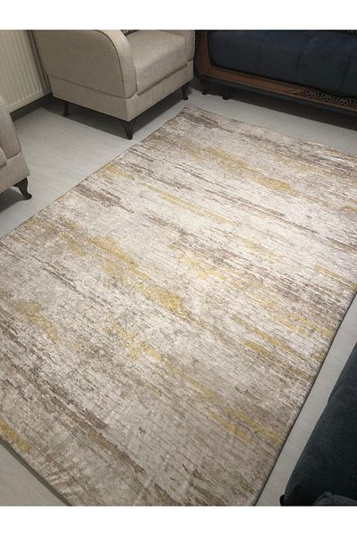 Miray Tekstil Modern Pattern Elastic Carpet Cover
