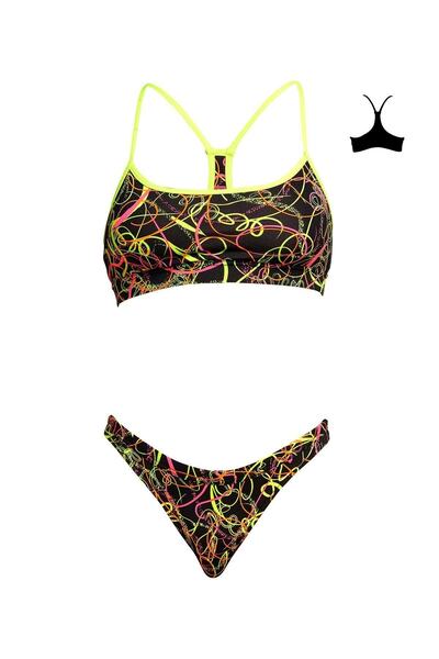FUNKİTA Funkita Whip Lash Kadın Bikini Takım, Alt Üst Bikini