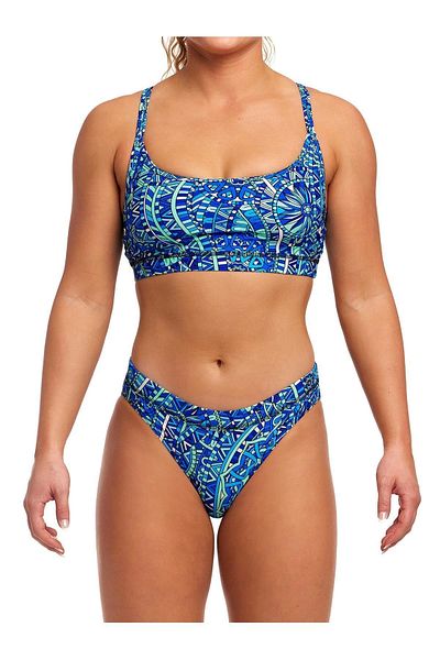 FUNKİTA Funkita Blues Festival Bikini Set, Bottom, Top Set Women's Bikini