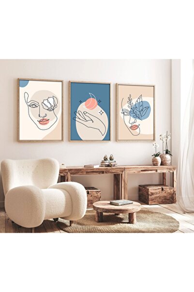 huhuli Pictură abstractă cu cadru din lemn