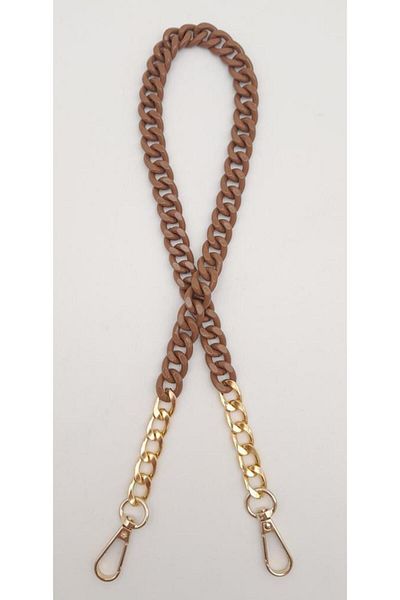 angel çanta aksesuar Accesoriu Geanta Angel Metal Colorat 60 cm Lant cu carlig Maro