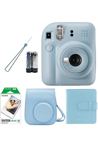 Fujifilm İnstax Mini 12 Fotoğraf Makinesi+Askı+pil +10'lu film+Albüm