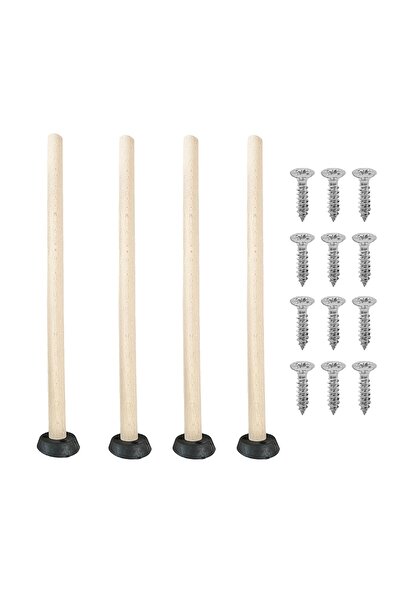 Weblonya Ahşap Zigon Sehpa Ayağı Ahşap Masa Ayağı 45 cm 8081