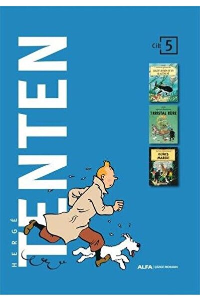 Alfa Yayınları Tenten Cilt 5 Üç Kitap Bir Arada Kutulu