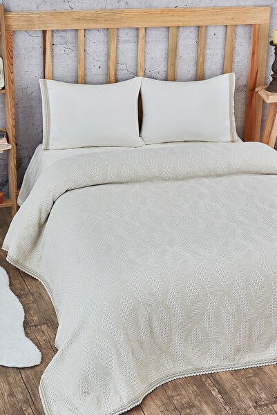 Evlen Home Valerin Chenille Acrylic - Σετ Καλύμματος Κρεβατιού Διπλό, Πακέτο ...