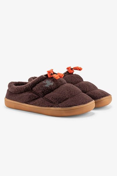 HOPFRÖG Παιδικά παπούτσια Hoppuff Fleece Brown Barefoot