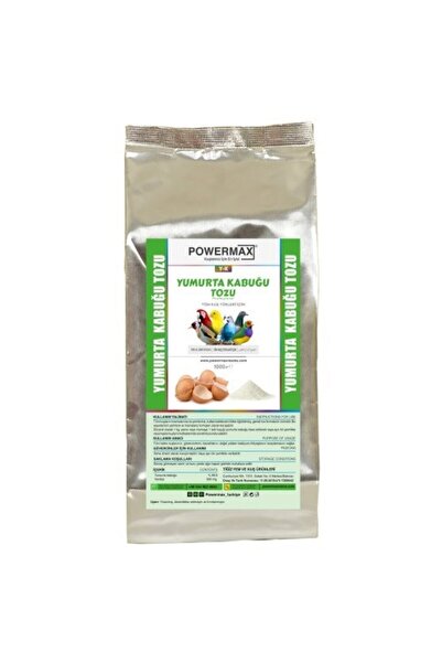 powermax Yumurta kabuğu tozu (10 KG) doğal kalsiyum kaynağı(PETDÜNYAM)