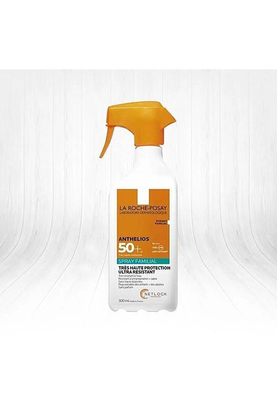 La Roche Posay Anthelios Family Spray Body Sunscreen 300 ml Very High Uva/Uvb Protection for Face and Body