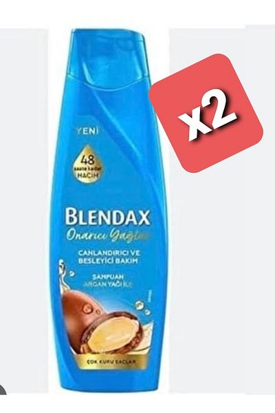 Blendax Argan Oil Care-Repair Shampoo - Advantageous Pack of 2 360+360 ml