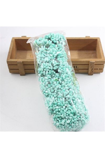 E Elmas Mint Green Pitircik Cipso Flower – Διακόσμηση τεχνητών λουλουδιών, Στολίδι τραπεζιού, Φόντο