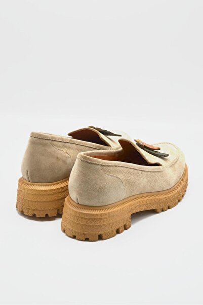 Venüs VENÜS 2311304 TOPUKLU KALIN TABAN LOAFER DERİ KADIN AYAKKABI