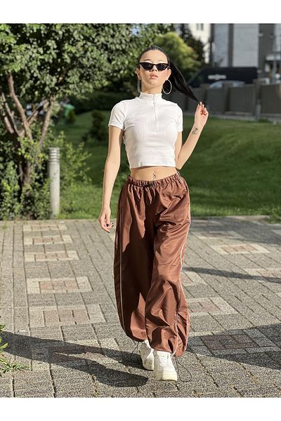 Gofeel Harajuku Unisex Extra Baggy Waist Elastic Leg Adjustable Sweatpants