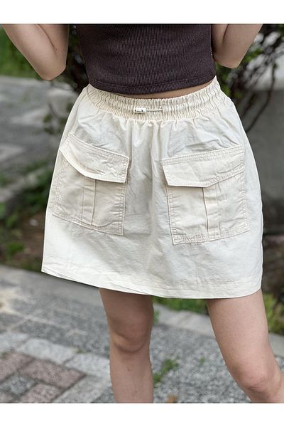 Gofeel Y2k Harajuku Adjustable Cargo Pocket Vintage Skirt