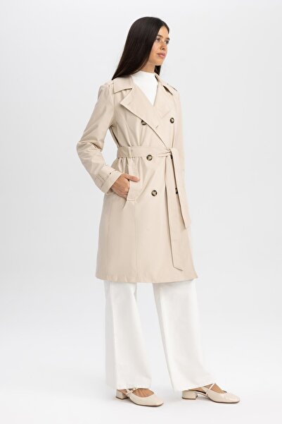 DeFacto Wodoodporny trencz o regularnym kroju A4843ax23au