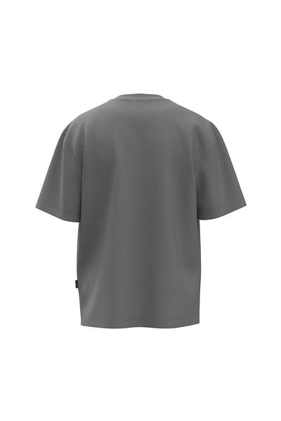 Shout Oversize Embroidery Νέο λογότυπο Basic Grey Unisex T-shirt