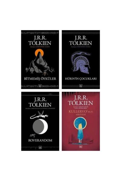 İthaki Yayınları Tolkien Kitapları Yüzüklerin Efendisi 4 Kitap Set
