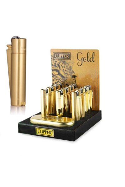 Genel Markalar Metal Çakmak Özel Kutulu Gold