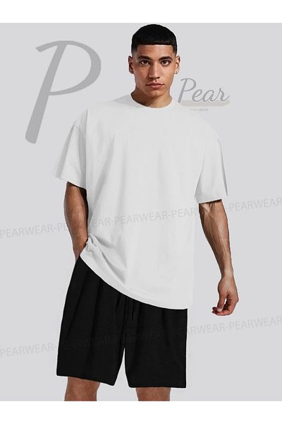 Pear Wear Ανδρικό μπλουζάκι με κανονική εφαρμογή Σορτς T-Shirt Σετ δύο τεμαχίων