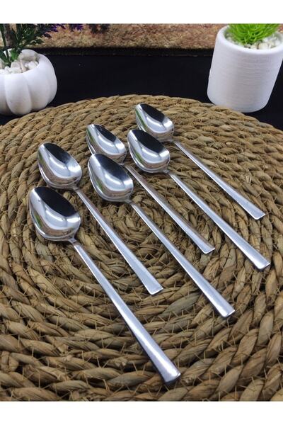 Tercan çelik Tercan Okyanus 6lı Yemek Kaşığı