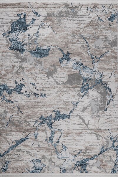 Almoss KUVARS 5446M GRİ-MAVİ AKRİLİK MAKİNA HALISI