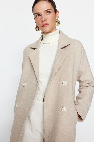 Trendyol Collection Steinwolle-Kaschmirmantel TWOAW21KB0017