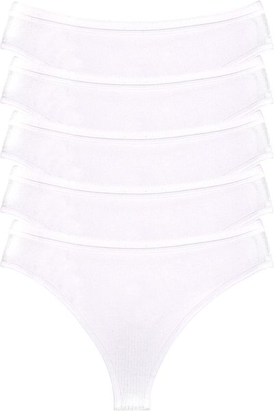 Humaone Pack of 5 Single Color Thong